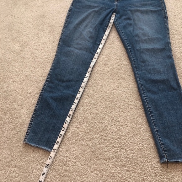 Kut From The Kloth Donna Fab Ab High Waist Raw Hem Ankle Skinny Jeans Size 10 - Picture 4 of 13
